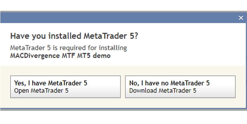 Yes, I have MetaTrader 5